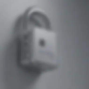 Unlocking the Digital Padlock Illustration of locked Facebook account