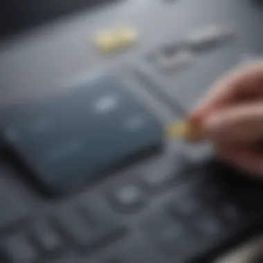 Resetting the Digital Key Illustration of password reset process