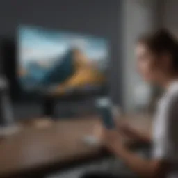 Remote screen sharing concept