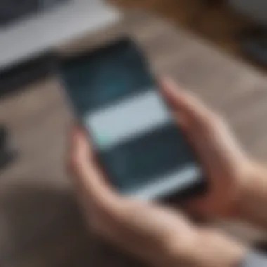 Securing Your Device Remotely Illustration showing the process of remotely locking an Android device