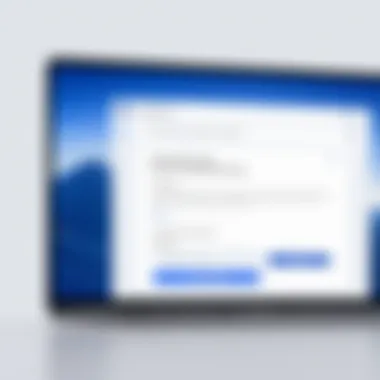 Illustration depicting the Facebook login page with a forgotten password prompt