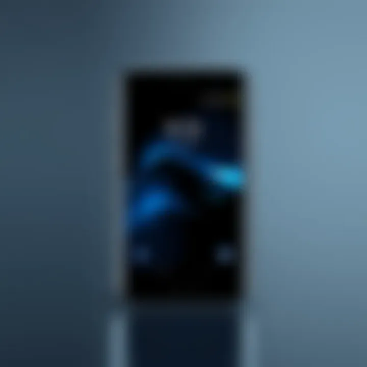 Samsung Activ device showcasing its sleek design