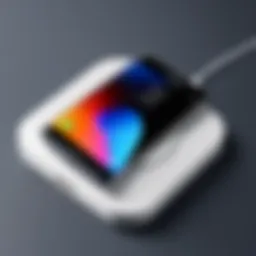 Sleek Samsung flat phone charger design showcasing modern aesthetics