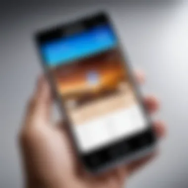 User Interface of the New Samsung Flip Phone User interface of the Samsung flip phone highlighting its key features