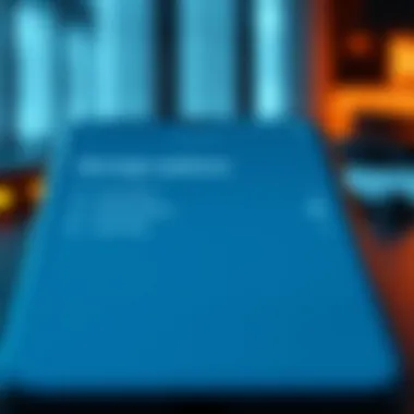 User interface of Samsung Galaxy S22 displaying storage options