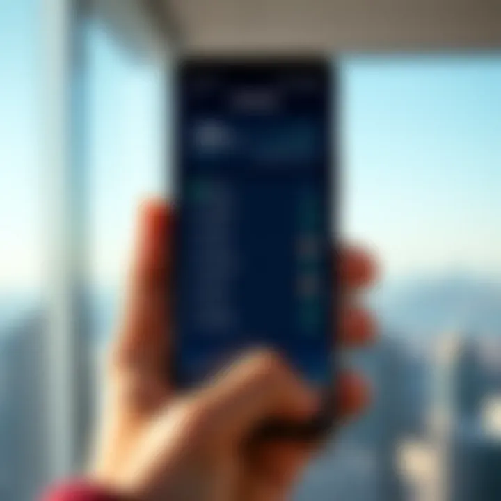 Samsung Galaxy S8 user interface on Sprint network