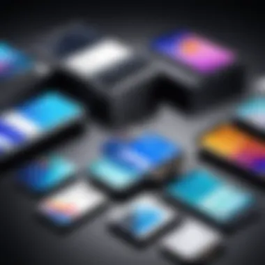 Samsung Phone Models with Expandable Storage Variety of Samsung phones lined up, showcasing models with SD card support