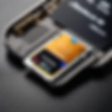 Exploring the SD Card Slot on Samsung Devices A close-up view of a Samsung smartphone showing the SD card slot