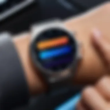 Personalized sleep data insights on smartwatch display