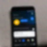 User interface of Google Voice Assistant on Android