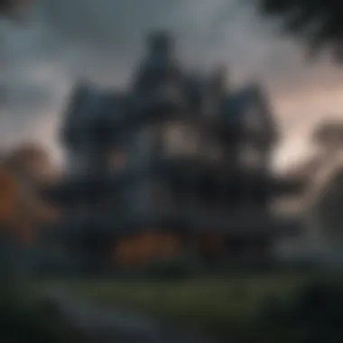 Captivating Haunted House Scene on Shudder Prime Video Spooky Haunted House Setting