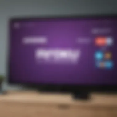 Roku Device Integration with HBO Max Illustration of Roku device with HBO Max logo