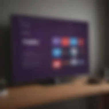 Illustration of a seamless login process on Roku device