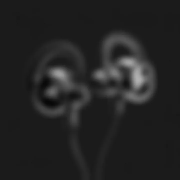 Skullcandy earbuds in sleek black design