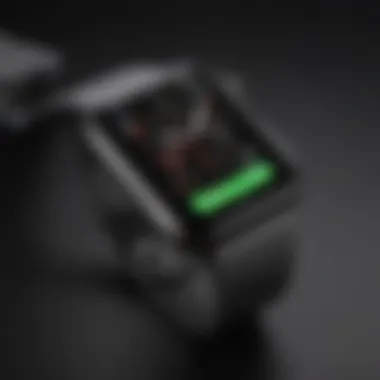 Sleek Apple Watch with Long-Lasting Battery Life