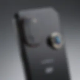 Sleek design of HMD phone on luxurious surface