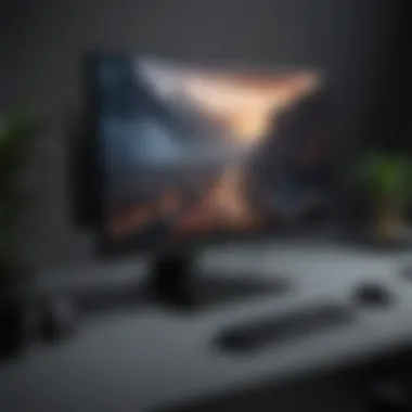 Sleek and Ergonomic Monitor Design