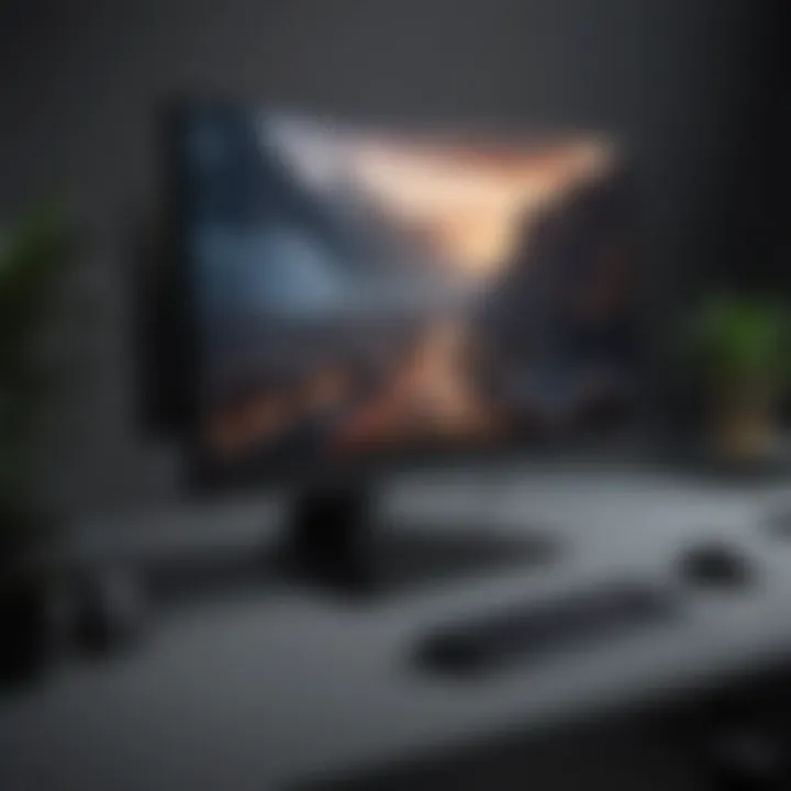Sleek and Ergonomic Monitor Design