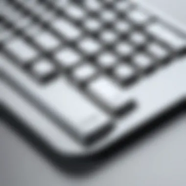 Modern Simplicity at its Finest Sleek and Minimalist Keyboard in Silver Shade