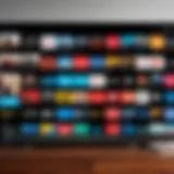 Sling TV interface showcasing channel lineup