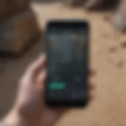 Stealth Tracking App Interface