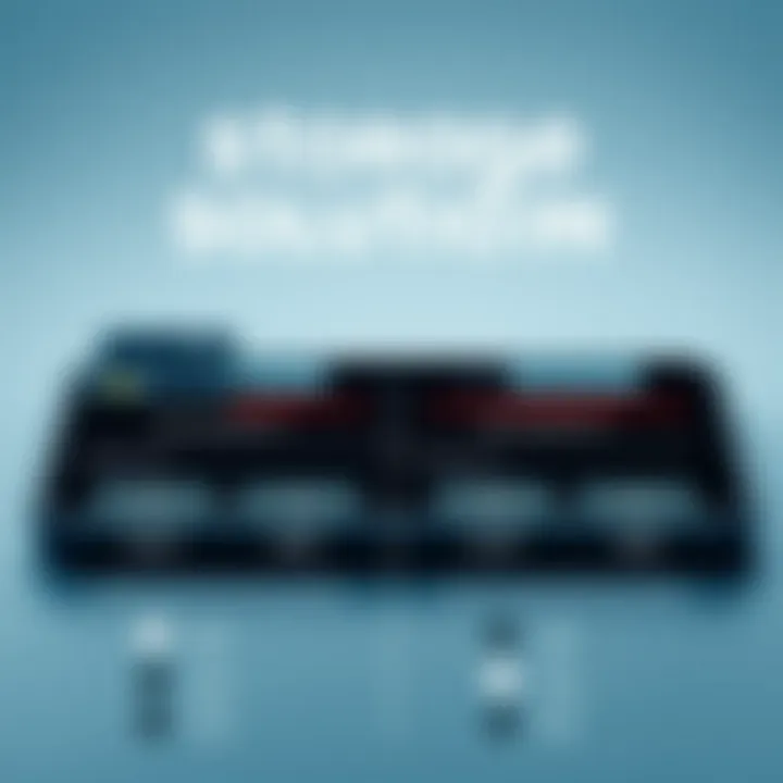 Infographic comparing storage solutions for Samsung Galaxy S22