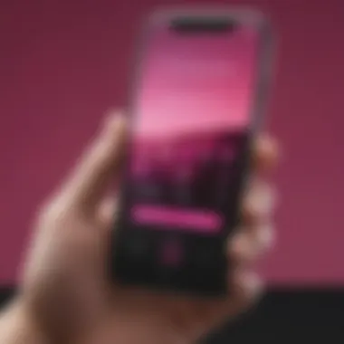 Enhancing User Experience with T-Mobile Ringtone Elegant iPhone with T-Mobile ringtone display