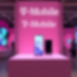 T-Mobile Samsung S21 promotional display