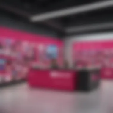 T-Mobile store showcasing latest devices