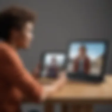 Creative tablet integration for FaceTime conversations