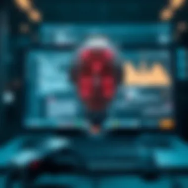 AI Integration in Transcription A visual showcasing AI's role in transcription