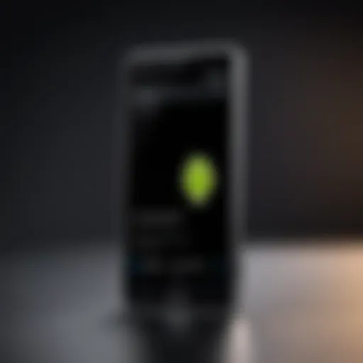 Sleek design of a compact Android phone showcasing elegance and portability