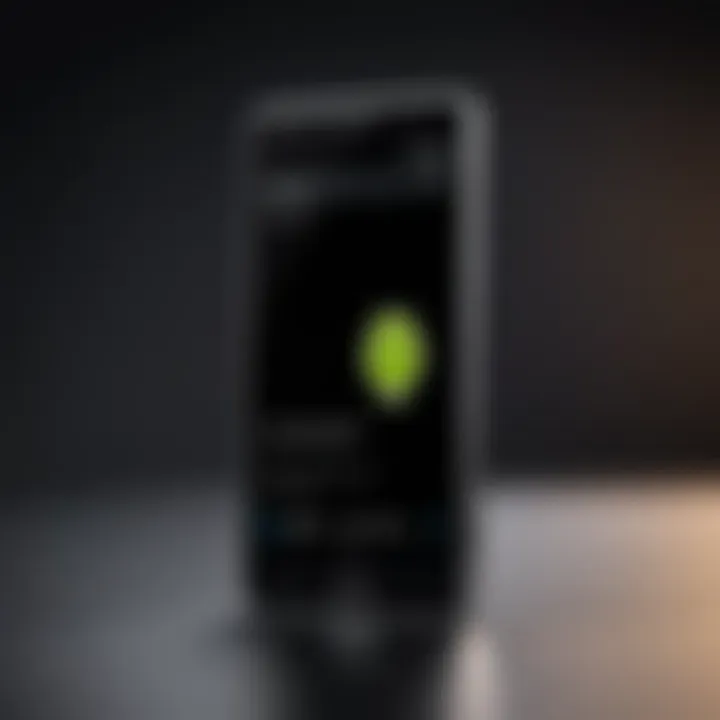 Sleek design of a compact Android phone showcasing elegance and portability