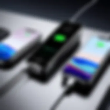 Diverse Magnetic Charger Models Various models of magnetic phone chargers showcasing their design and features.