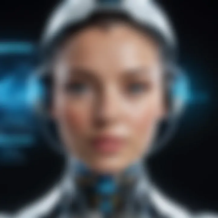 A visual representation of artificial intelligence enhancing translation