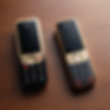 Comparison of classic and contemporary flip phones