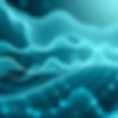 Sound Waves and Technology An abstract representation of sound waves and technology