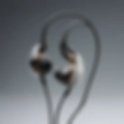 Sleek earphone design with advanced technology