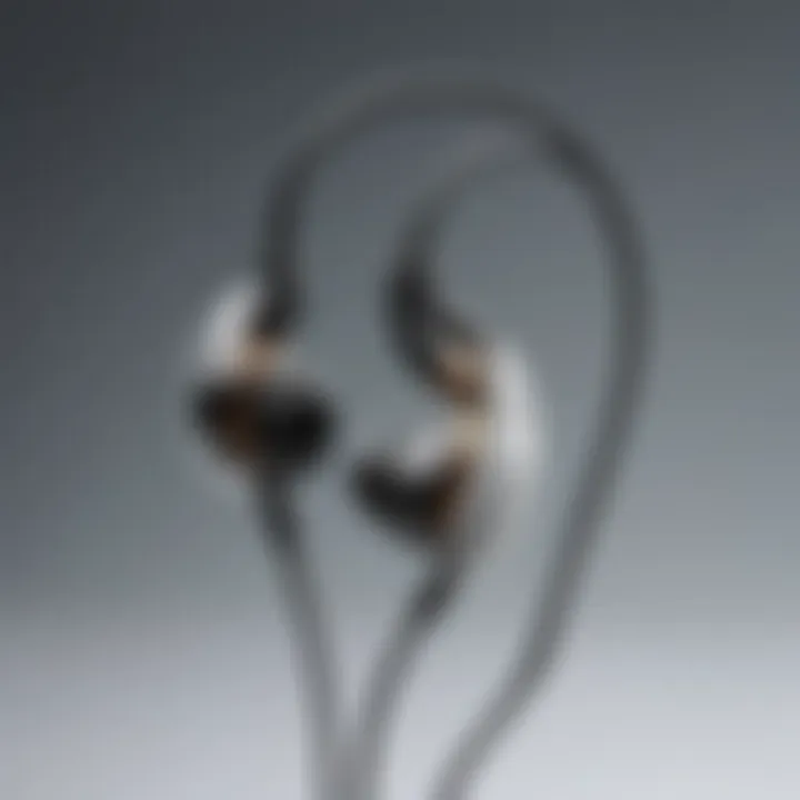 Sleek earphone design with advanced technology