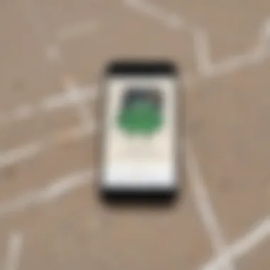 Illustration depicting the ease of tracking a misplaced Android device