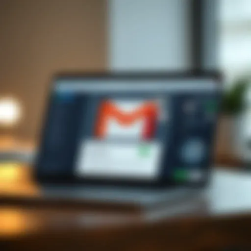 Gmail interface showcasing location tracking features