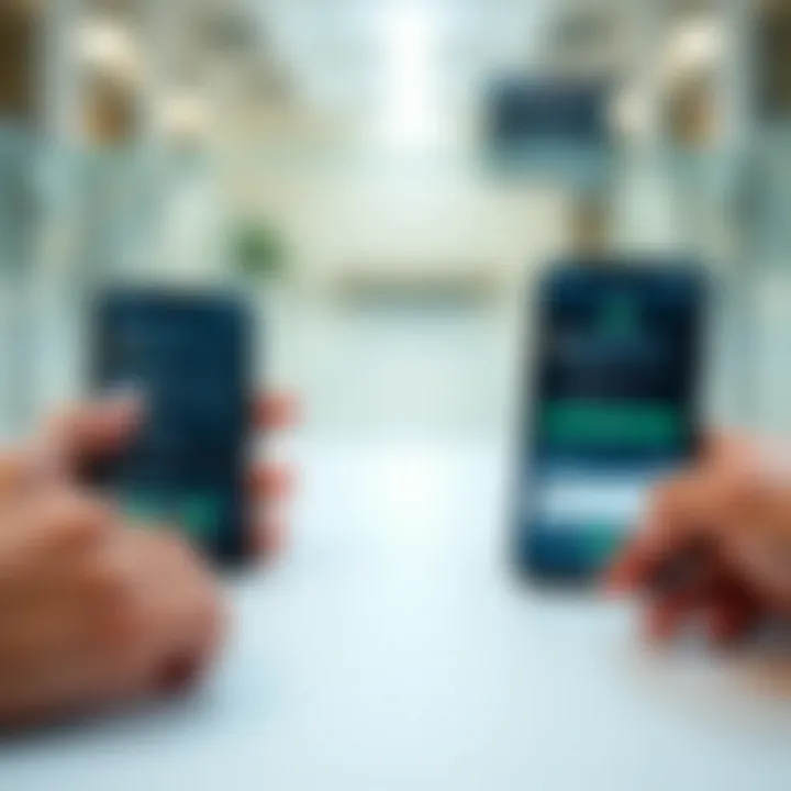 Comparing different methods of message transfer