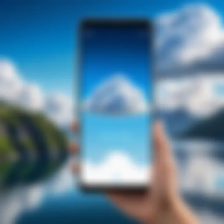 Using cloud services for photo backup