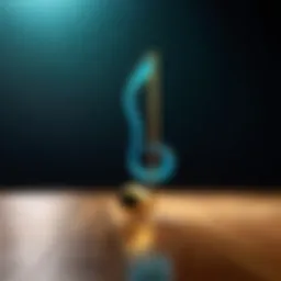 Music note symbolizing transition