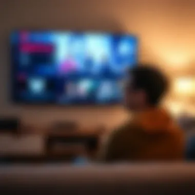 Seamless Streaming Experience User enjoying seamless streaming experience