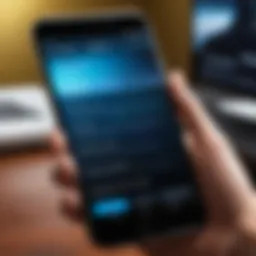 Illustration of downloading Pandora app on Android device