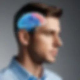 Visual representation of cognitive assessment in brain age applications