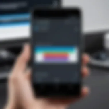 Locating Printer Addresses on Android Diagram illustrating the steps to locate printer addresses on Android devices