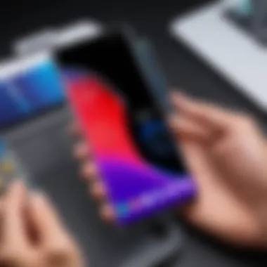 Installing SIM Card in Galaxy Note 10 Plus Installation of a SIM card in the Galaxy Note 10 Plus