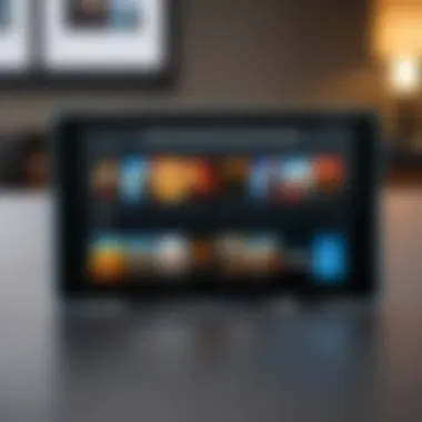 Front View of the Amazon Fire Tablet Amazon Fire Tablet Front View
